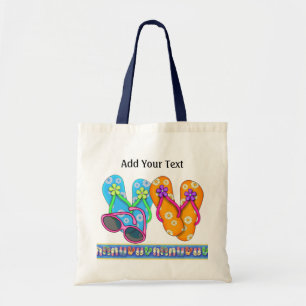 Bolso De Tela Flip Flop Beach Bag - Tote - SRF