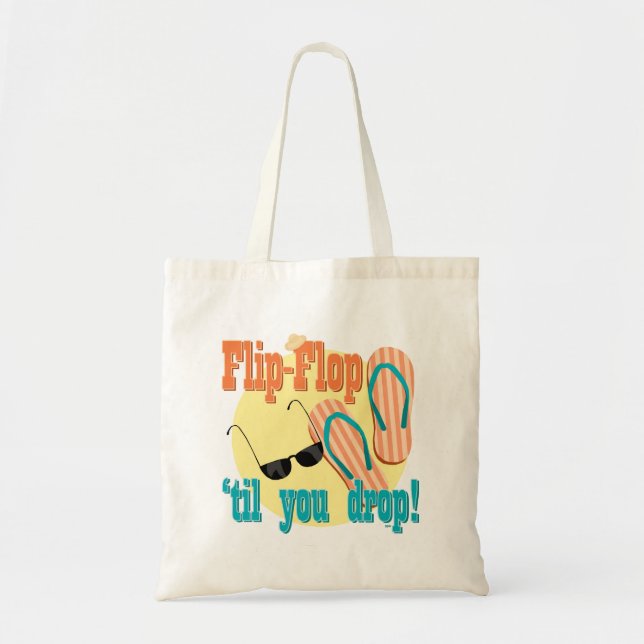 Bolso De Tela Flip-flop 'hasta que usted cae (Frente)