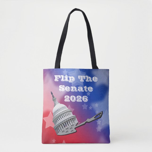 Bolso De Tela Flip The Senate Vote 2026 (Anverso)