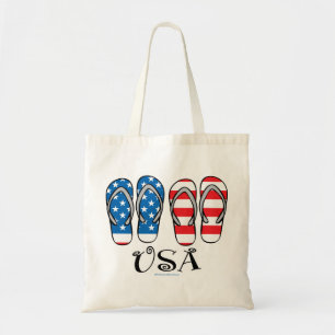 Bolso De Tela Flips-flopes de los E.E.U.U.