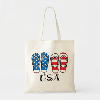 Bolso De Tela Flips-flopes de los E.E.U.U.