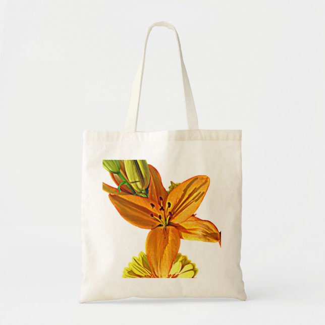 Bolso De Tela Flor (Frente)