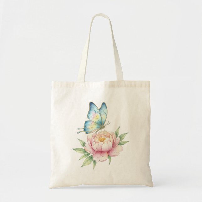 Bolso De Tela Flor (Frente)
