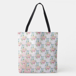 Bolso De Tela Flor