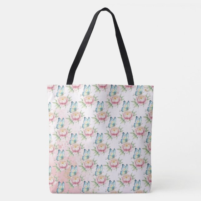 Bolso De Tela Flor (Anverso)