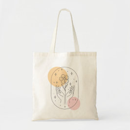 Bolso De Tela Flor