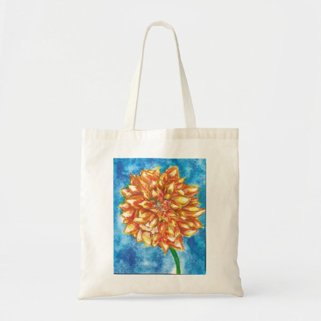 Bolso De Tela Flor (Frente)