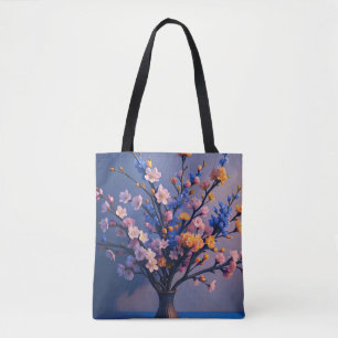 Bolso De Tela Flor 2