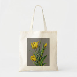 Bolso De Tela Flor acuática de tulipán amarillo