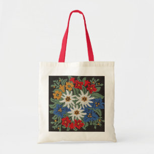 Bolso De Tela Flor alpina suiza Edelweiss