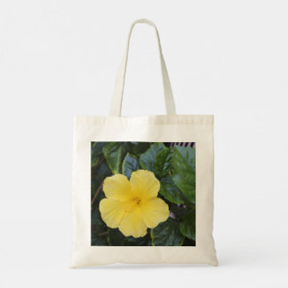 Bolso De Tela Flor Amarilla