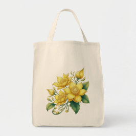 Bolso De Tela Flor amarillo tailandesa, arte tailandés