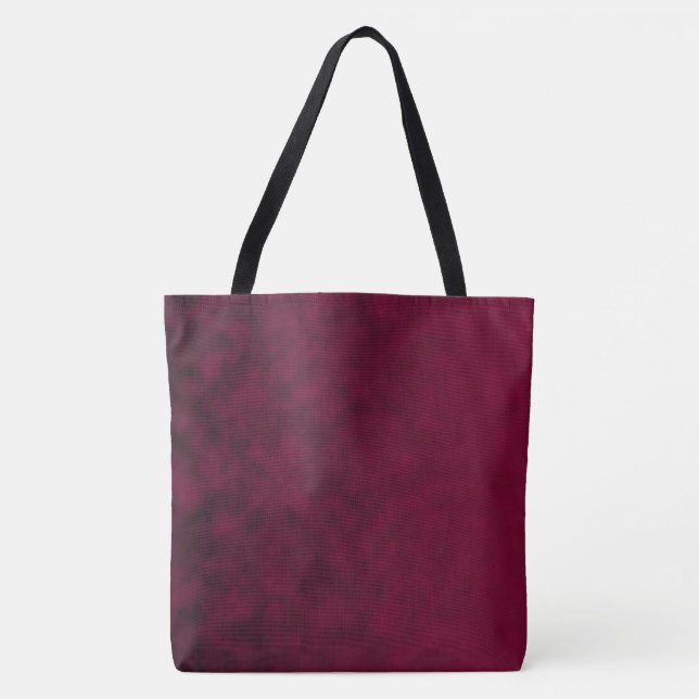 Bolso De Tela Flor Aplastada (Anverso)