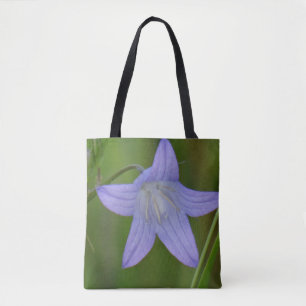 Bolso De Tela Flor azul del bonito Tote Bag, todo escrito por el
