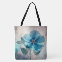 Flor azul etéreo