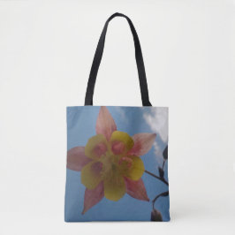 Bolso De Tela Flor contra el Tote del cielo