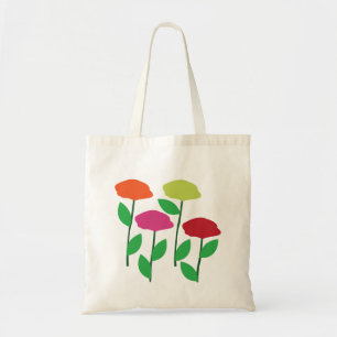 Bolso De Tela Flor de adormidera colorida