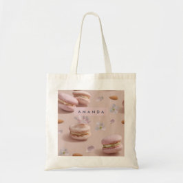 Bolso De Tela Flor de almendra personalizada de Pastel Macaron