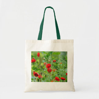 Bolso De Tela Flor de amapola