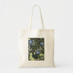 Bolso De Tela Flor de antigüedades de William Morris Seaweed