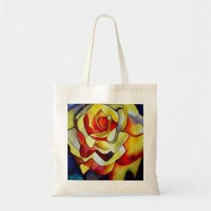 Bolso De Tela Flor de arte original de color amarillo Freesia