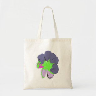 Bolso De Tela Flor de barra de color/ PopArt
