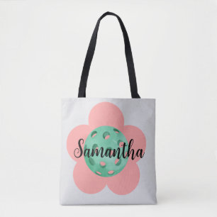Bolso De Tela Flor de bolas de pollo personalizada simplemente d