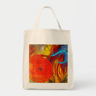 Bolso De Tela Flor de bomberos