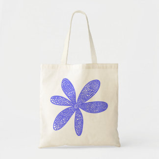 Bolso De Tela Flor de bonito - Azul eléctrico