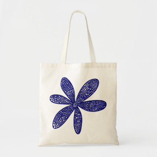 Bolso De Tela Flor de bonito - Azul marino profundo