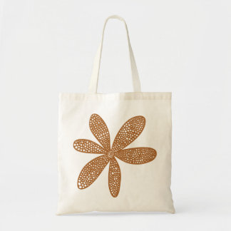 Bolso De Tela Flor de bonito - Marrón