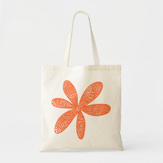 Bolso De Tela Flor de Bonito - Naranja de otoño