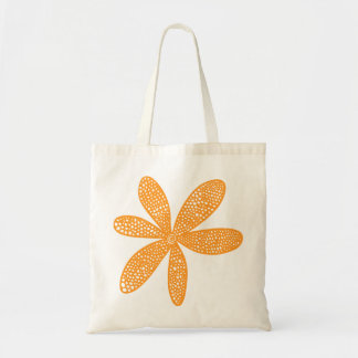 Bolso De Tela Flor de bonito - Naranja ligero