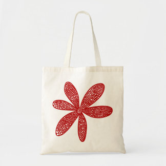 Bolso De Tela Flor de bonito - Rojo de rubí