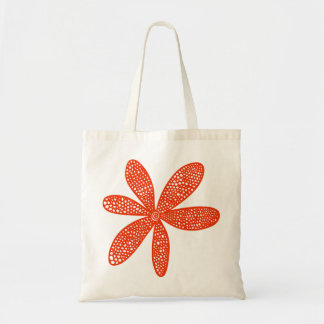 Bolso De Tela Flor de bonito - rojo ladrillo