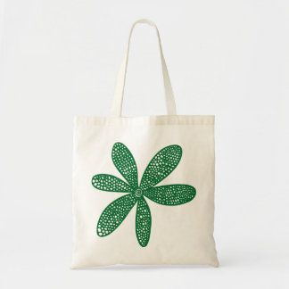 Bolso De Tela Flor de bonito - Verde Forestal