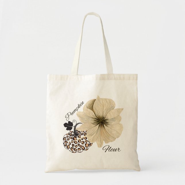 Bolso De Tela Flor de calabaza (Frente)