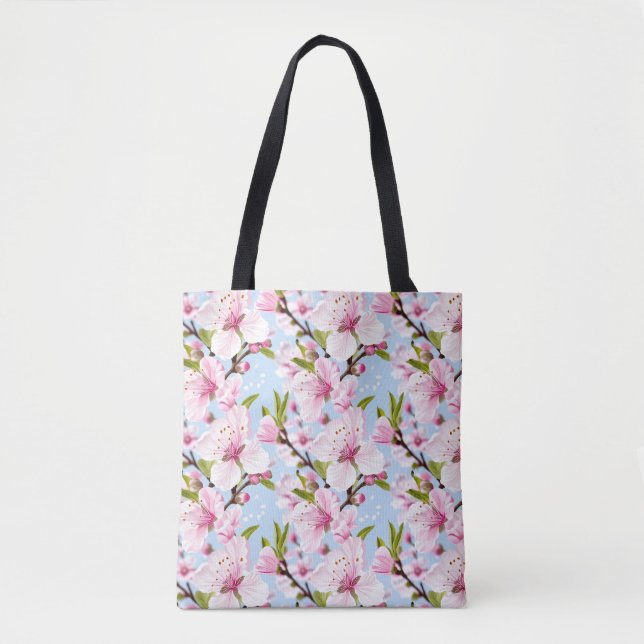 Bolso De Tela Flor de Cerezo (Anverso)