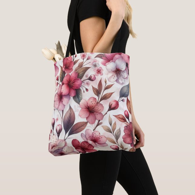 Bolso De Tela Flor de Cerezo (Detalle)