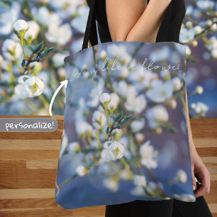 Bolso De Tela Flor de cerezo