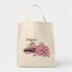 Bolso De Tela Flor de cerezo