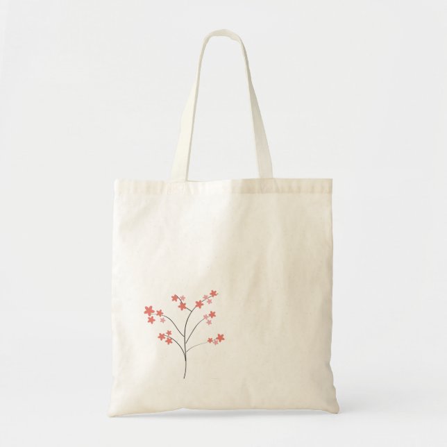 Bolso De Tela Flor de cerezo (Frente)