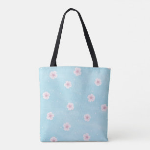 Bolso De Tela Flor de cerezo japonés sakura