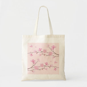 Bolso De Tela Flor de cerezo - rosa