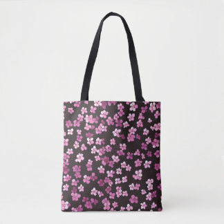 Bolso De Tela Flor de cerezo rosa
