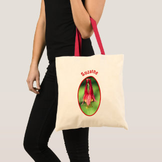 Bolso De Tela Flor de Columbina salvaje personalizada