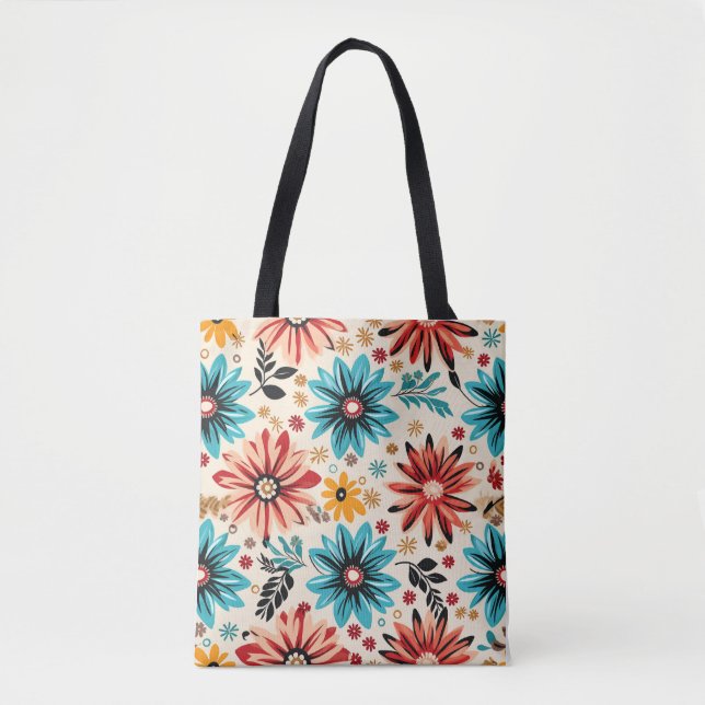 Bolso De Tela Flor de estrella (Anverso)