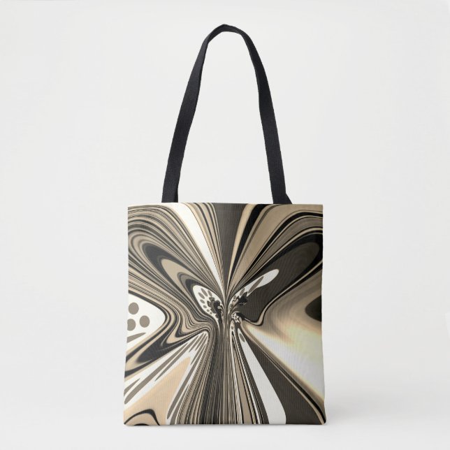 Bolso De Tela Flor de fantasía elegante (Anverso)