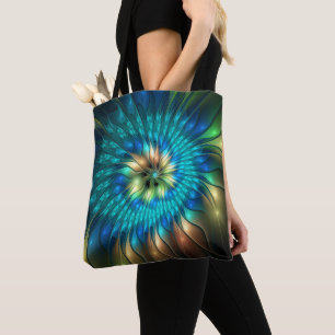 Bolso De Tela Flor de fantasía luminosa, fragancia abstracta col