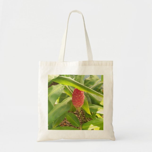 Bolso De Tela Flor de jengibre champú (Frente)